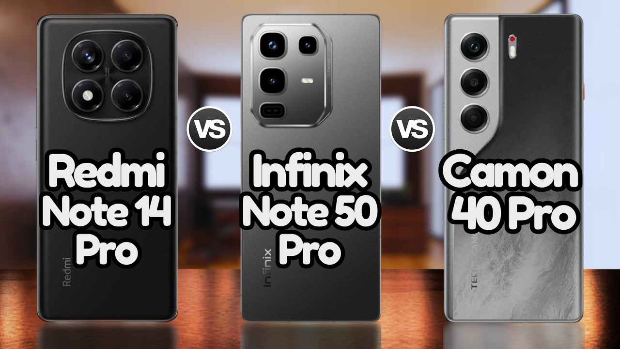 Infinix Note 50 Pro Vs Redmi Note 14 Pro Vs Tecno Camon 40 Pro | @EficienTechs  👈👀