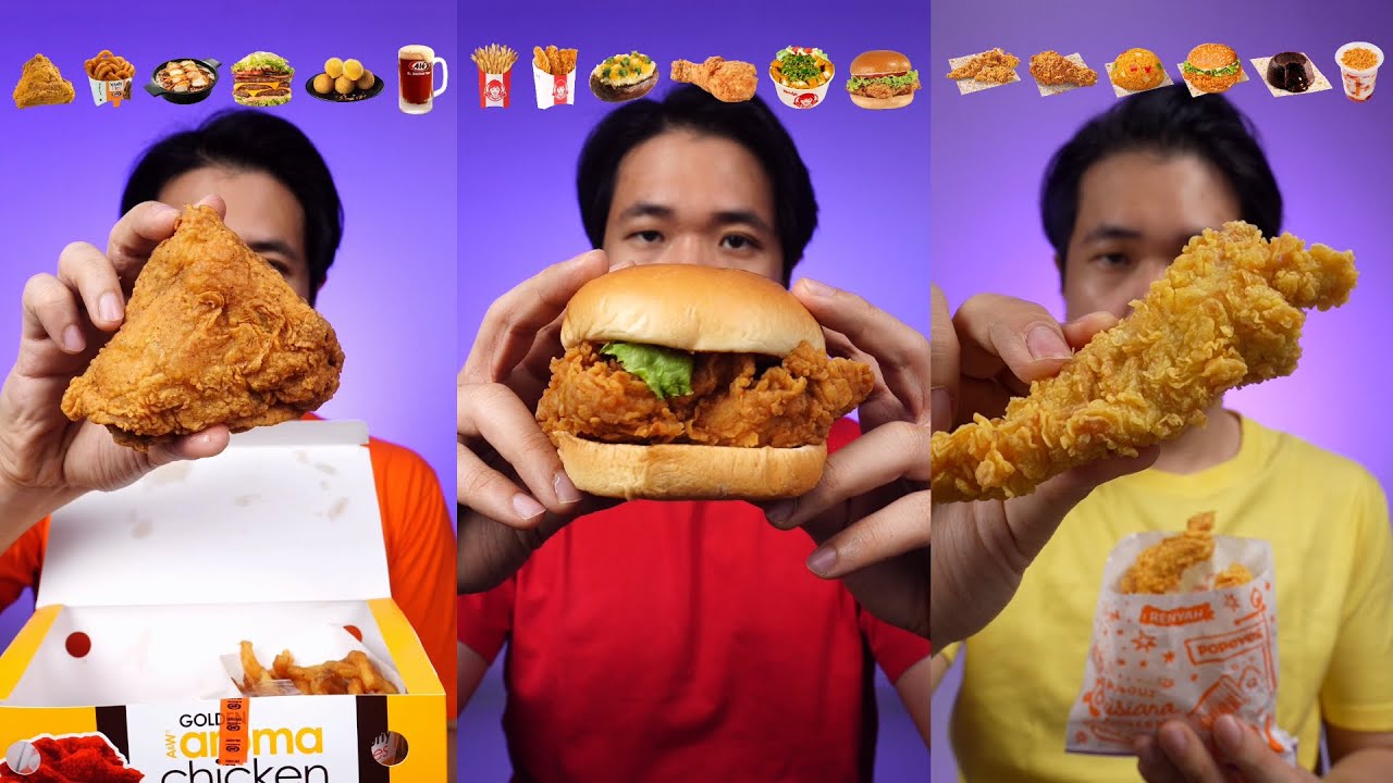 [KOMPILASI] MAKAN SERBA A&W, WENDY'S, DAN POPEYES