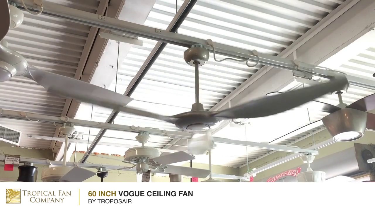 60 inch Vogue (Plus) Modern Ceiling Fan by TroposAir