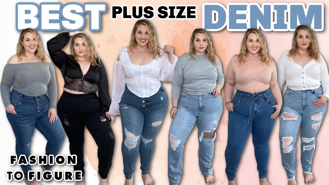 BEST NEW PLUS SIZE DENIM at FASHION TO FIGURE [TRY ON HAUL] | Sarah Rae Vargas