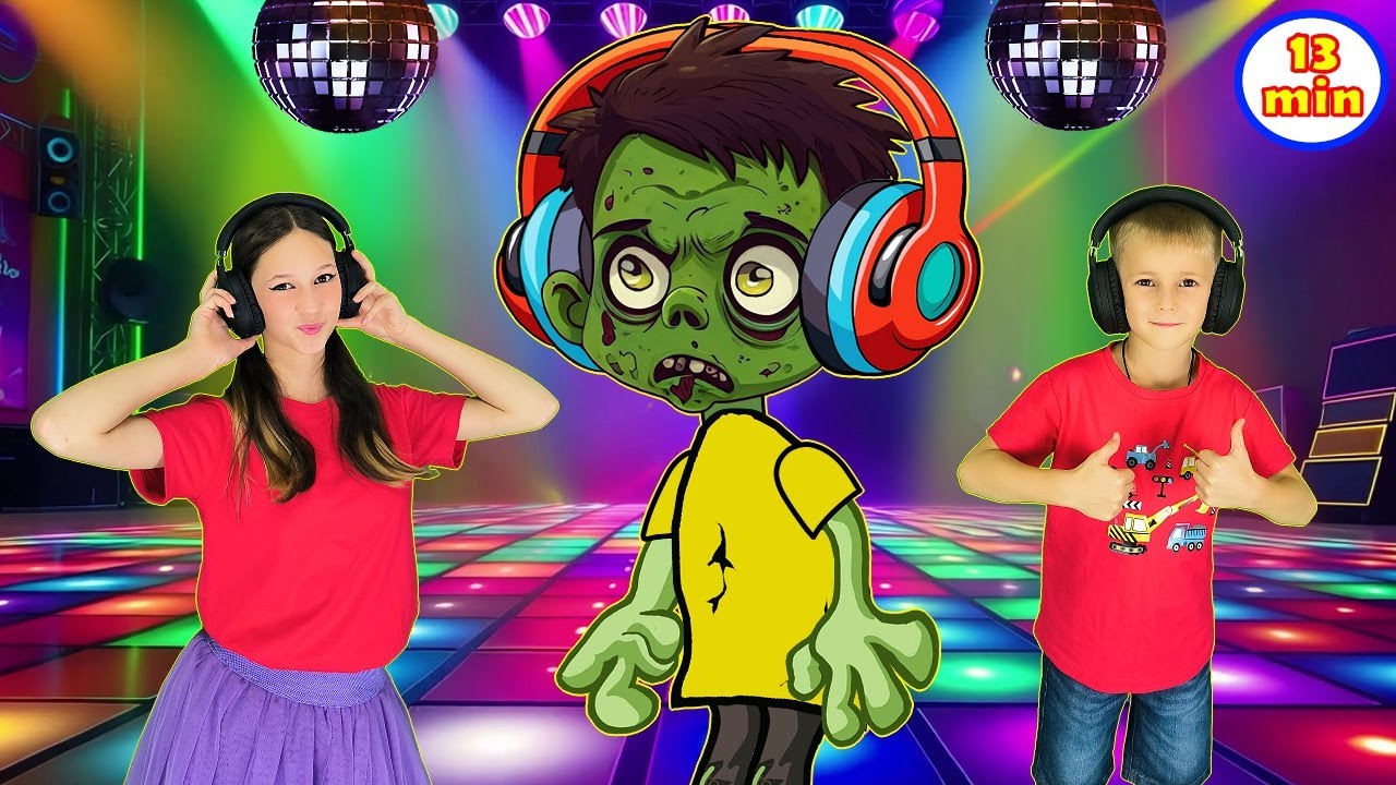 Zombie & Dance + MORE Best Zombie Songs for Kids | Kids Halloween Songs #ZombieSong #KidsHalloween