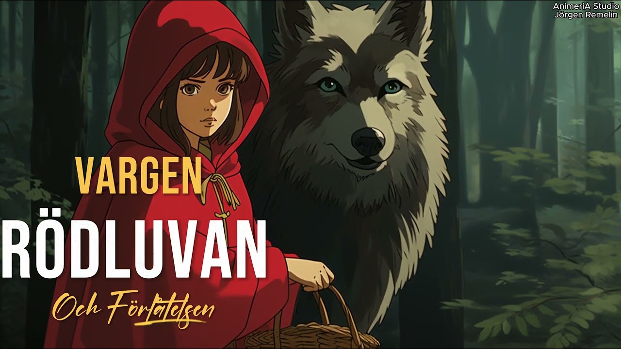 Rödluvan, Vargen och Förlåtelsen - En Perfekt Godnattsaga för Barn