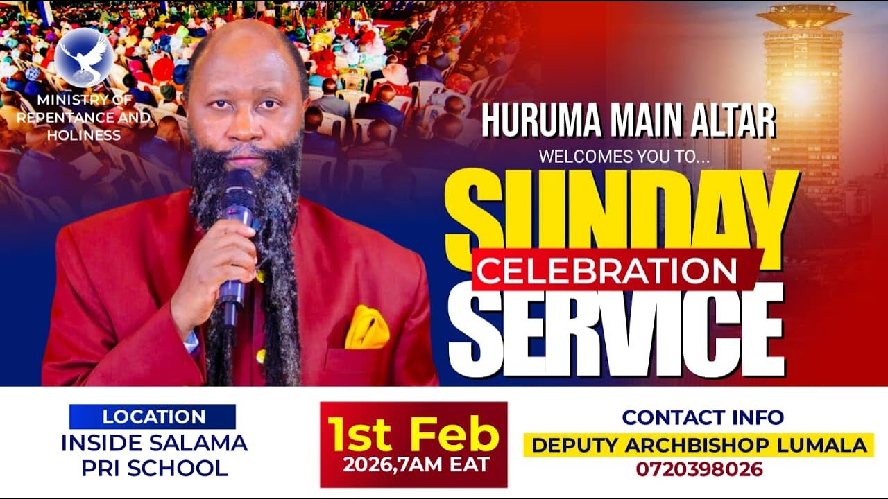 SUNDAY SERVICE HURUMA MAIN ALTAR - NRB