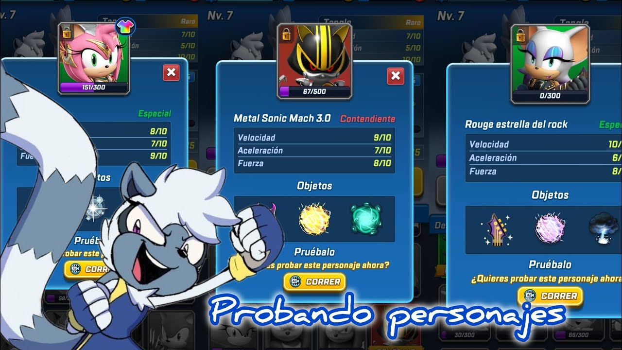 Probando personajes que se pueden probar 🤡