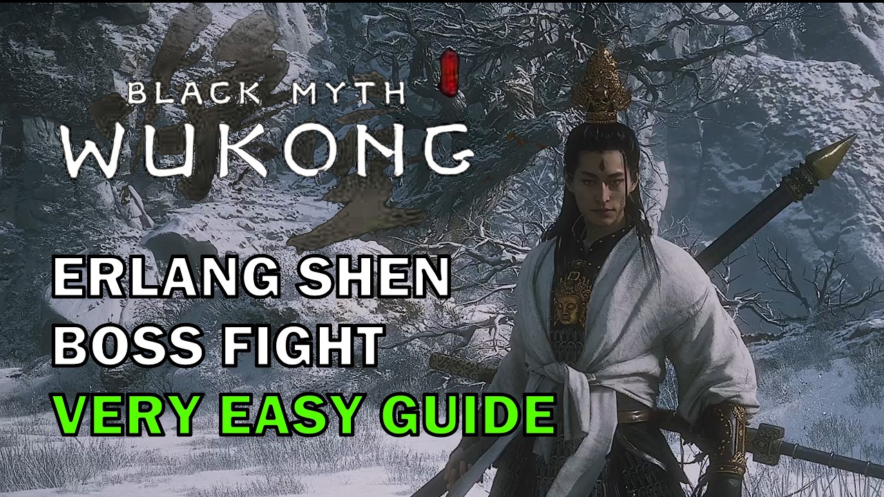Black Myth Wukong - Erlang Shen Boss Fight (Very Easy Guide)