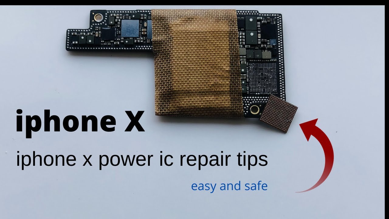 iPhone X Power IC Repair Course!ic reball tips