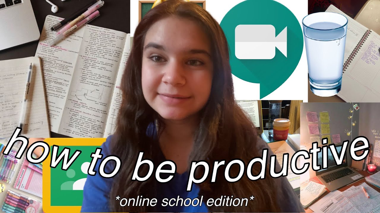 how to be productive with online school! (10 productivity tips)