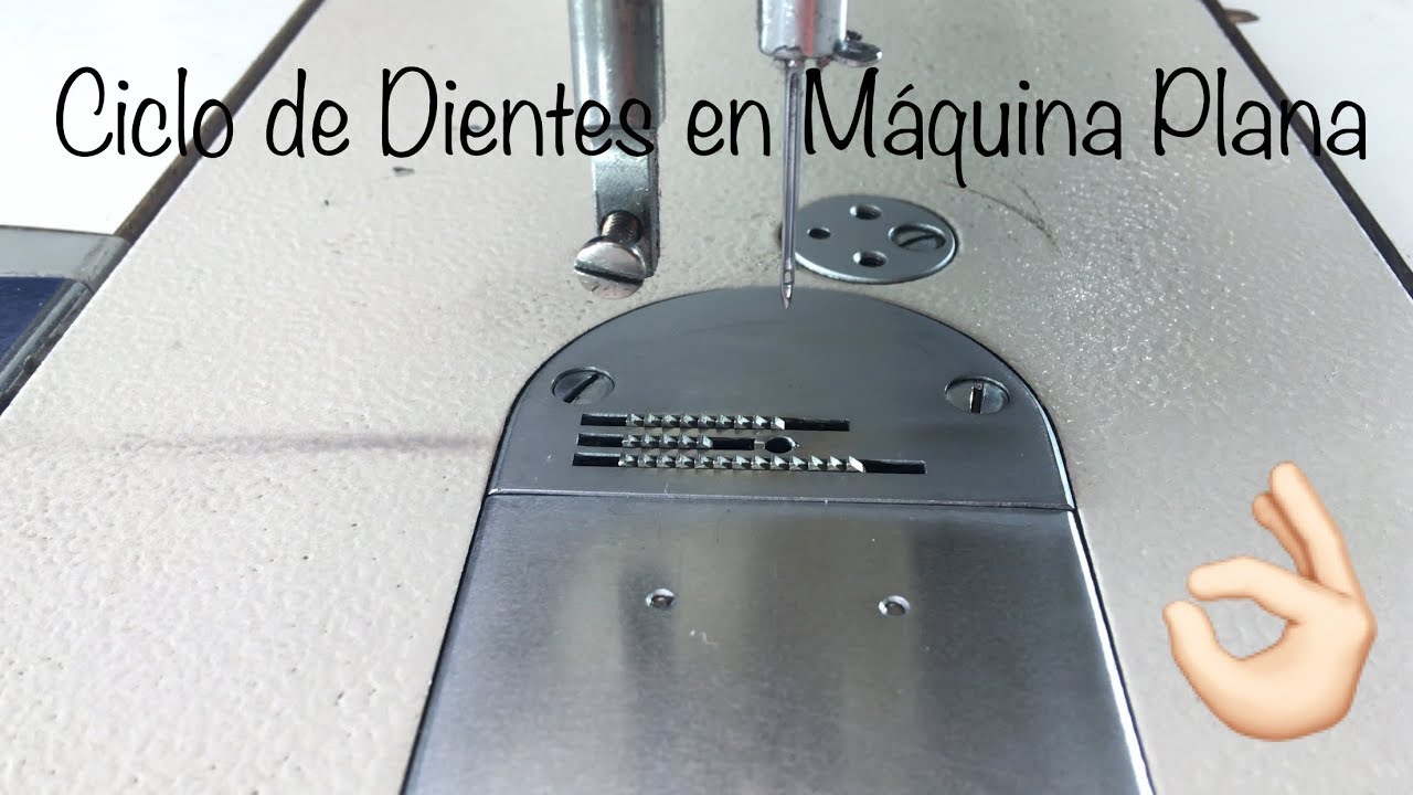 Cómo ajustar el Ciclo de Dientes (Excéntrico) | Máquina Plana | Profe Suescún | 4K