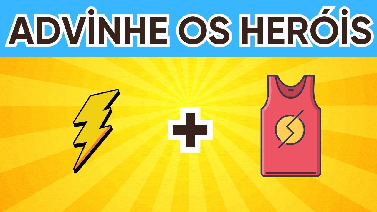 ⚡ QUIZ DOS HERÓIS | Adivinhe o Filme pelos Emojis