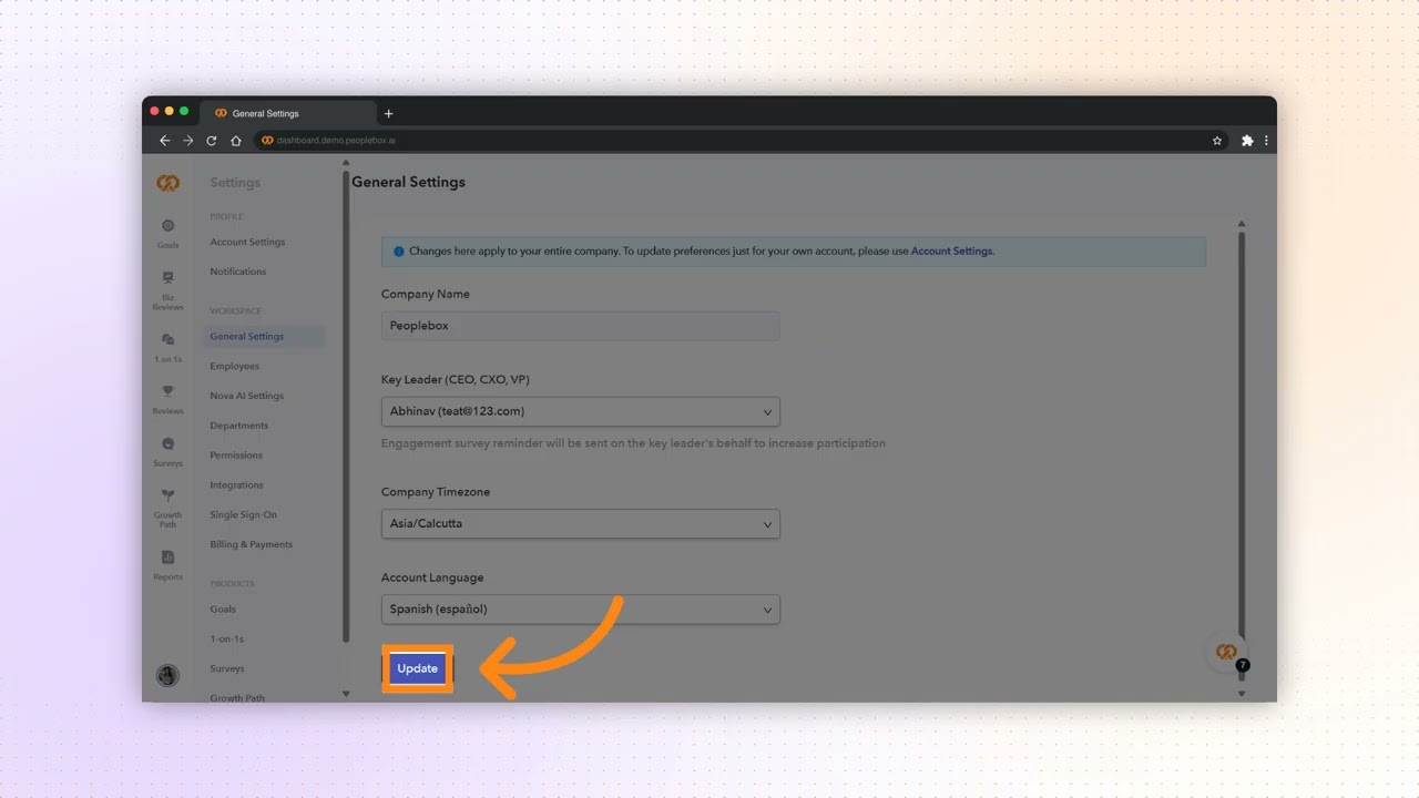 Multi Language Support on Peoplebox Homepage
