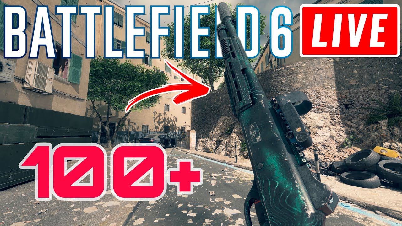 LIVE - BF6: 100+ Kills M1014 @1:19:43 Super Low 85 FOV & 20/80 Sensitivity Settings