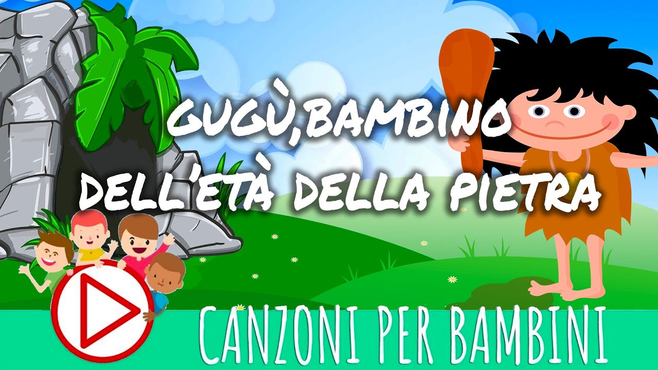 Gugù bambino dell'età della pietra - Musica per Bambini