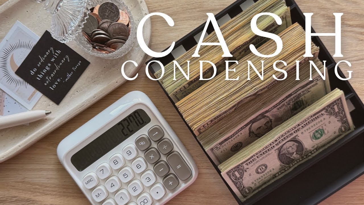BIG Cash Condensing | How to Cash Condense Your Envelopes