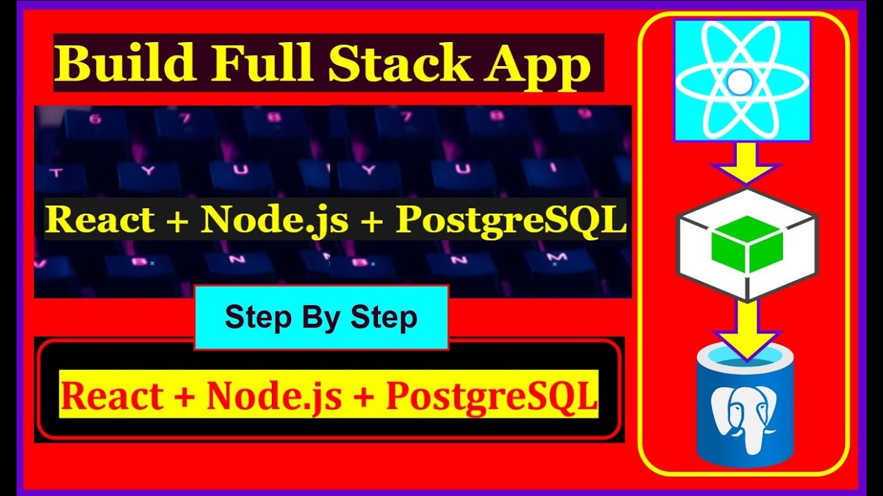 React JS Node.js PostgreSQL | Создайте полнофункциональное веб-приложение