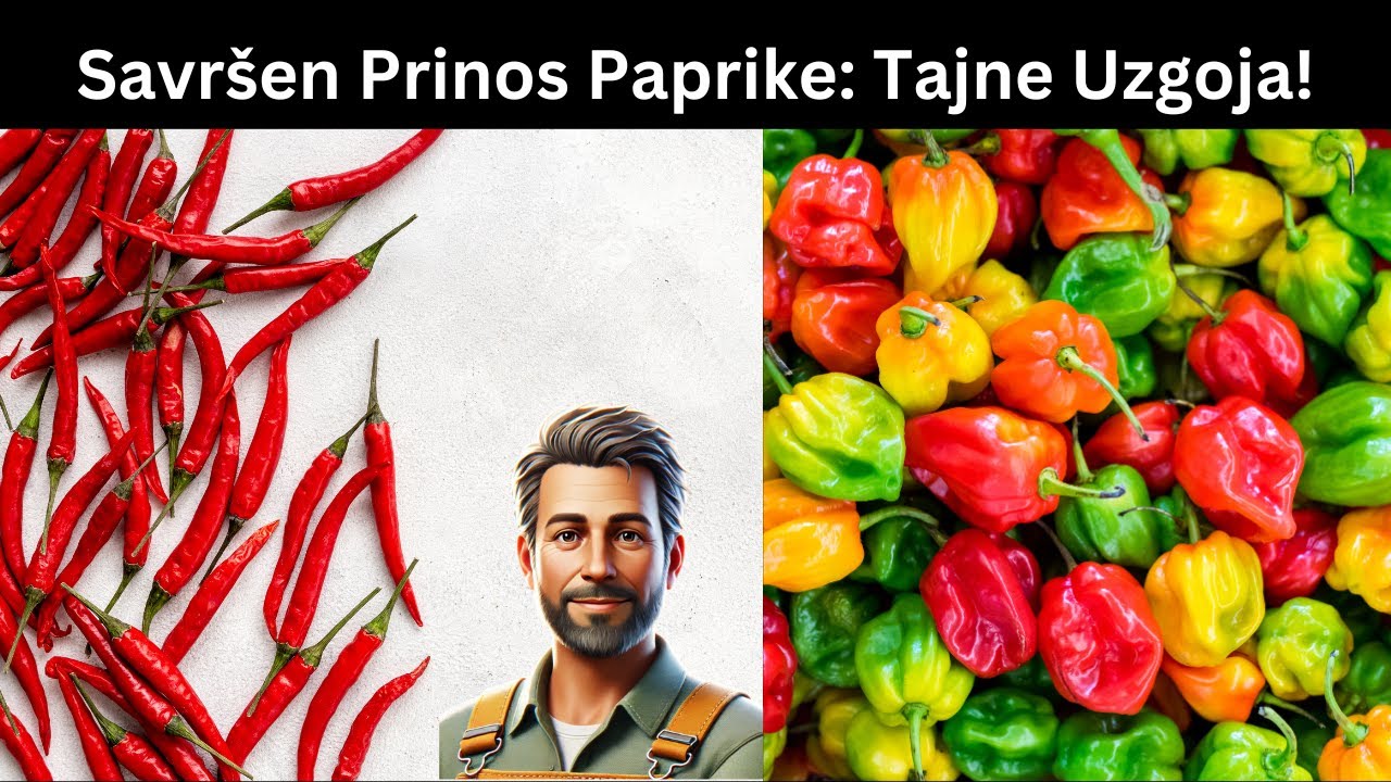 Uzgoj paprike: Od setve do berbe uz maksimalan prinos
