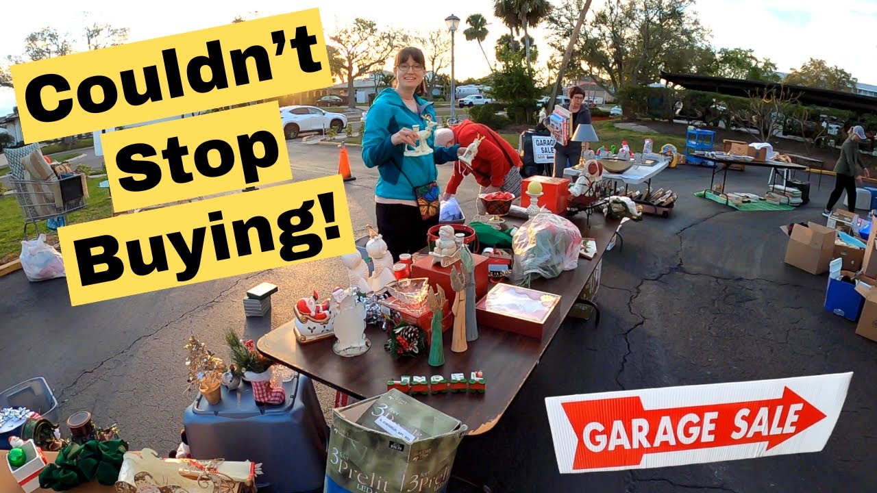 We Had The ENTIRE Garage Sale To Ourselves!