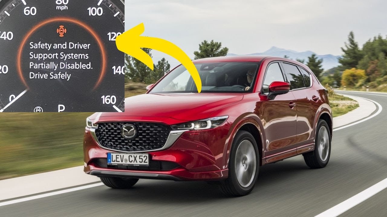 “Safety and Driver Support System Temporarily Disabled” in Mazda vehicles