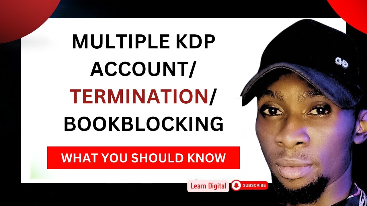 Multiple amazon Kdp Account Termination