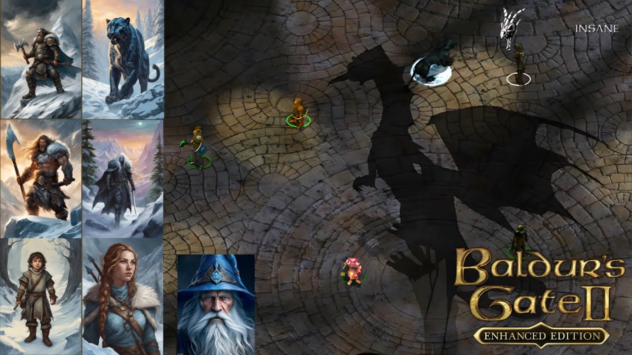 Can Drizzt and the Gang Beat Shadow Dragon in Baldur's Gate 2?