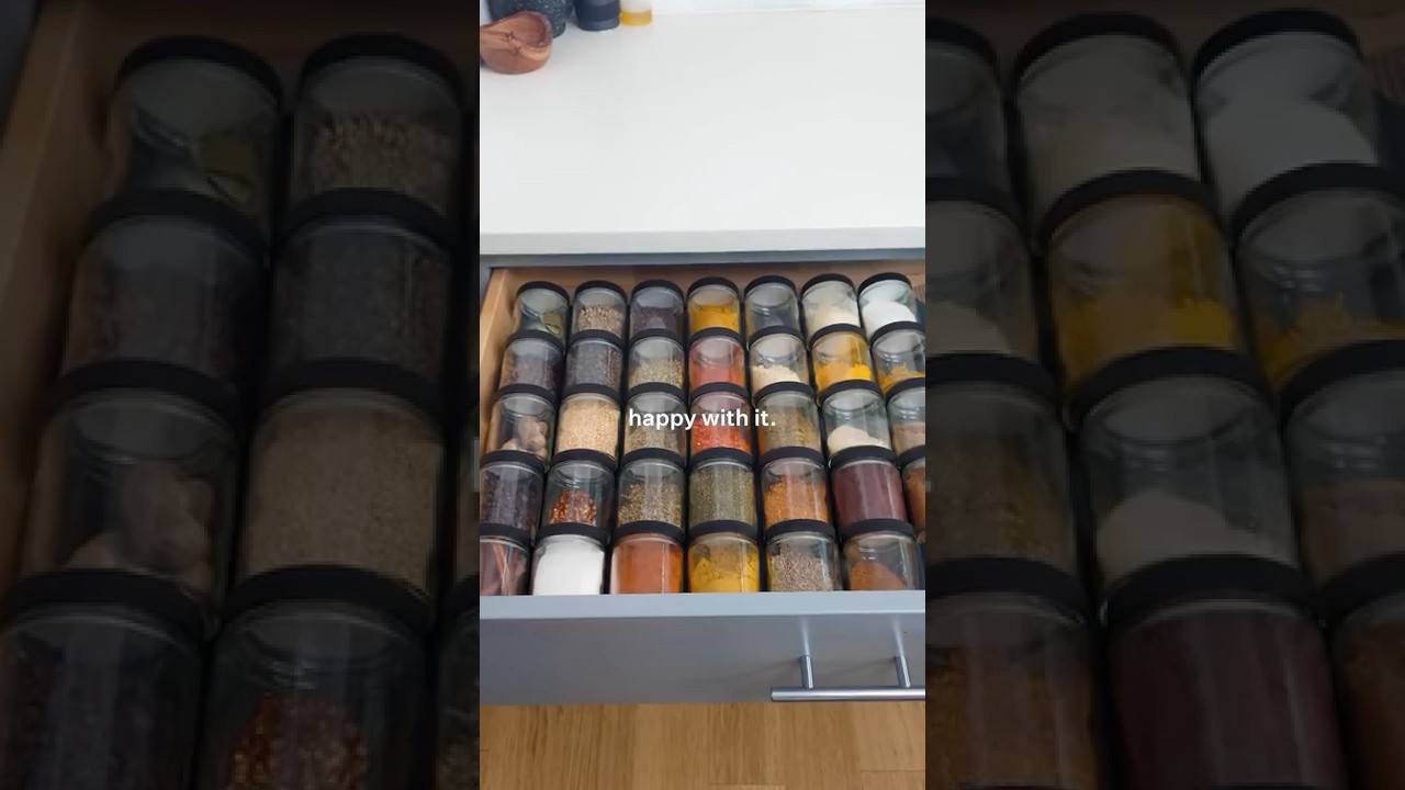 I finally organized my spice drawer&hellip;