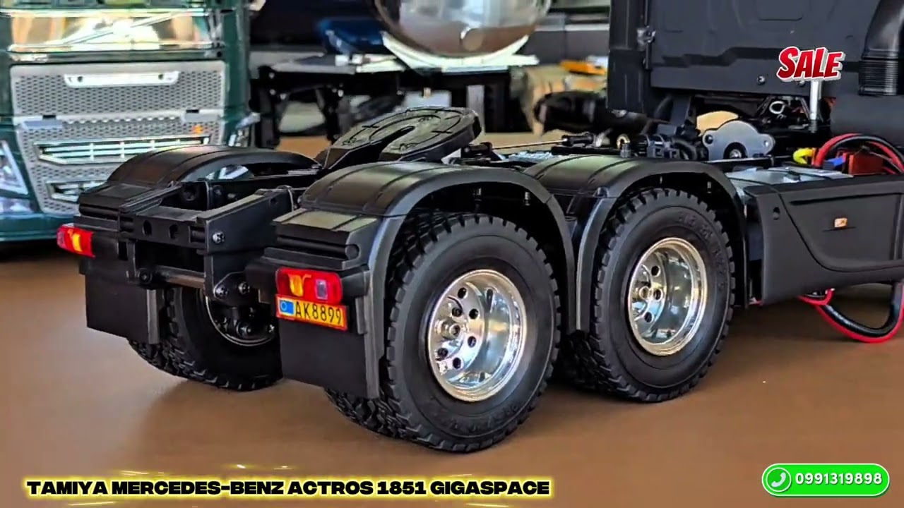 ที่สุดของความสมจริง!Tamiya Mercedes-Benz Actros 1851 GigaSpace ✨สนใจสินค้าติดต่อ 0991319898 คิงทอยส์