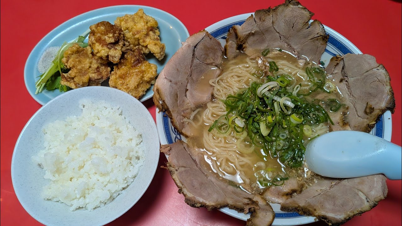 【京都ラーメン】頑固親父が作る正統派の京都ラーメン専門店の人気メニューを爆食！「チャーシューメン(塩)＆唐揚げ＆ライス」【らー麺創房 ぱこ】kyoto gourmet