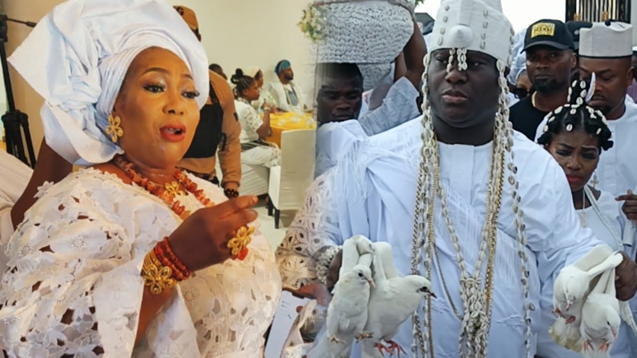 CHECK OUT OONI OF IFE SENIOR SISTER FOLASHADE (YEYE 1)  DANCING STEP AT AJE FESTIVAL 2025
