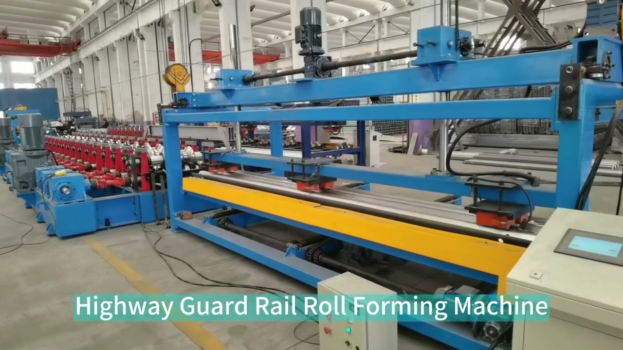 Revolutionize Road Safety with Our Advanced Highway Guard Rail Roll Forming Machine