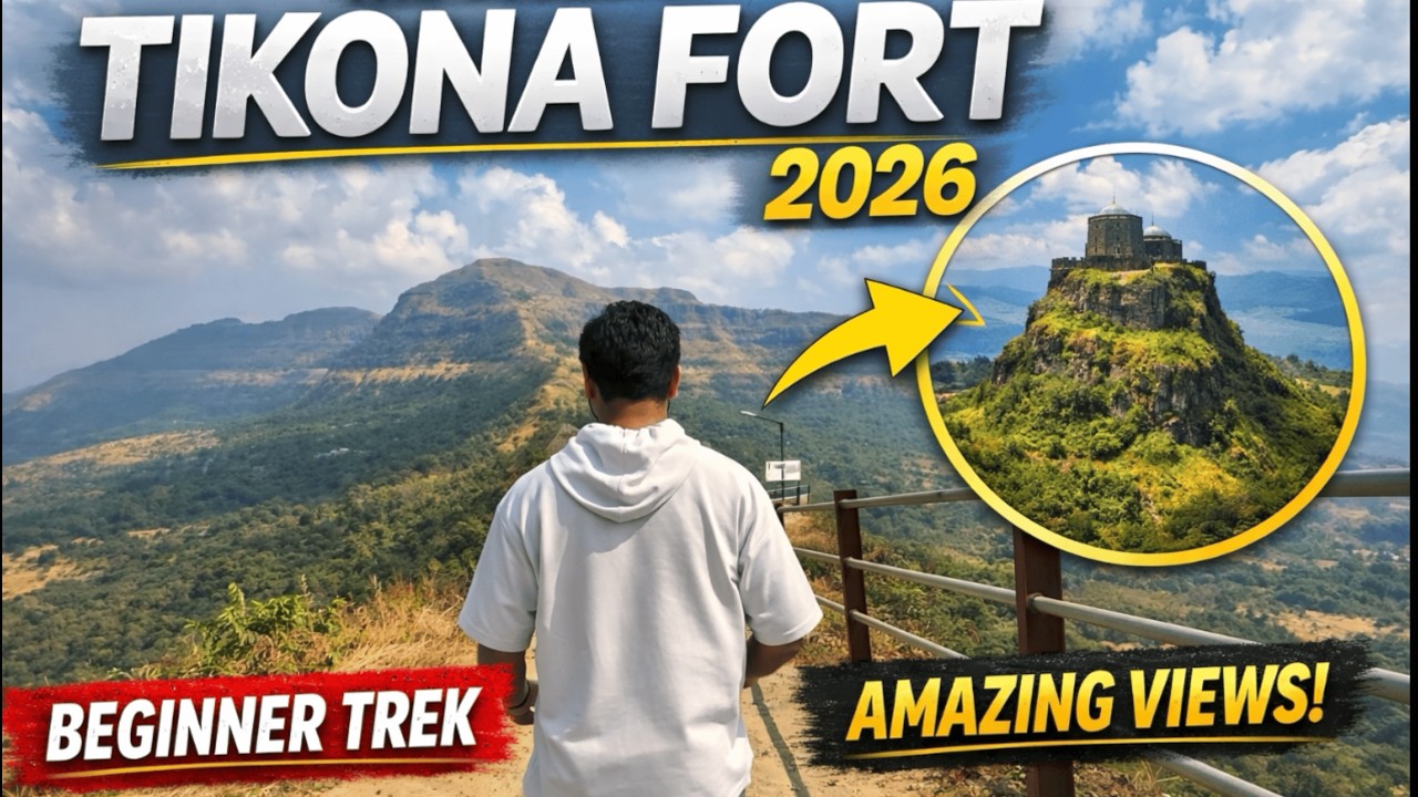 Tikona Fort Trek Lonavala | Easy Trek Near Pune & Mumbai | Pawna Lake View
