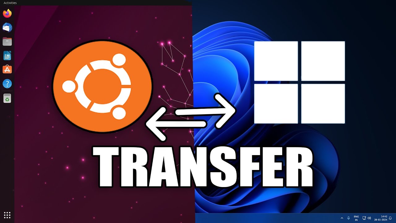 Как передавать и обмениваться файлами между Windows 11 и Ubuntu