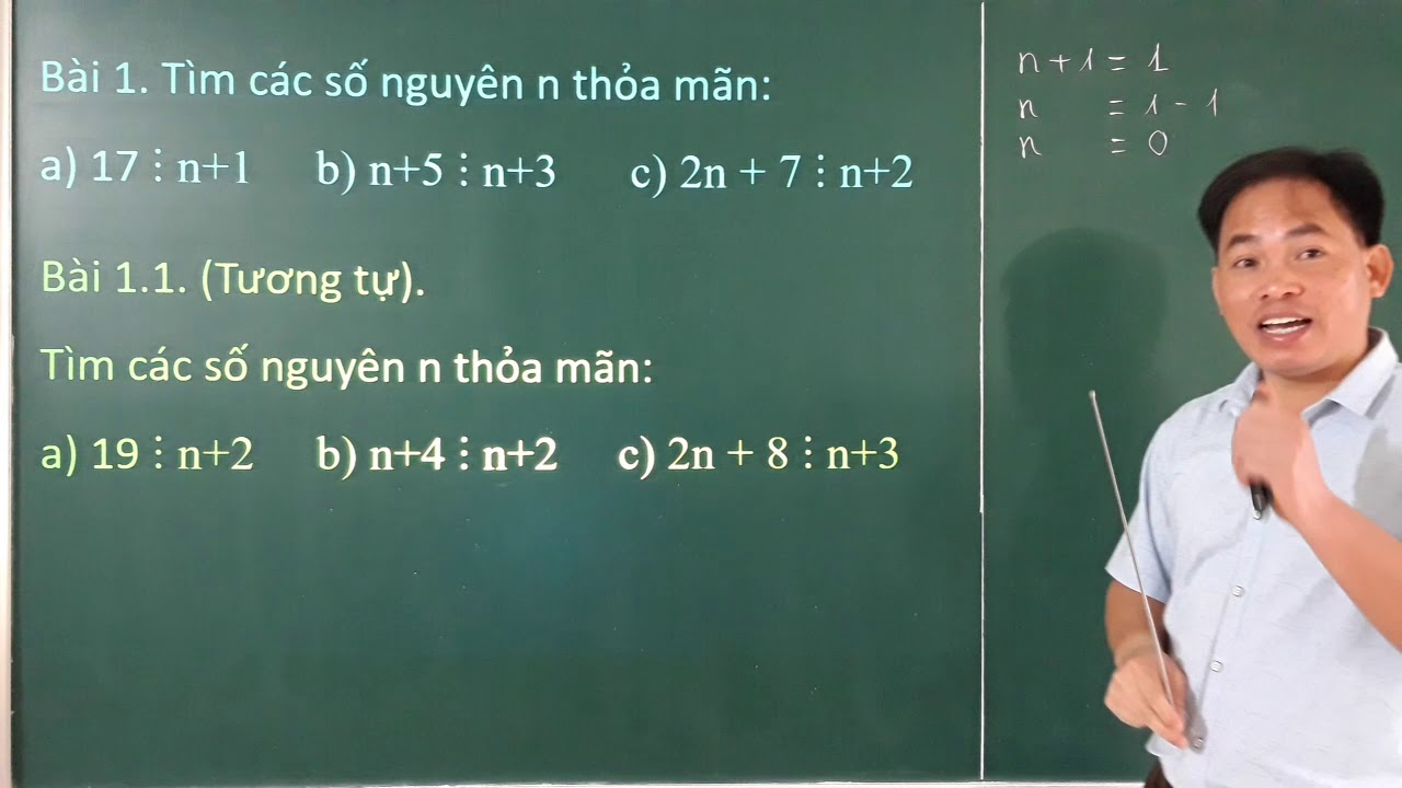 Toán 6. Tìm số nguyên n. Chứng minh chia hết(Hay, cụ thể, đặc  biệt).