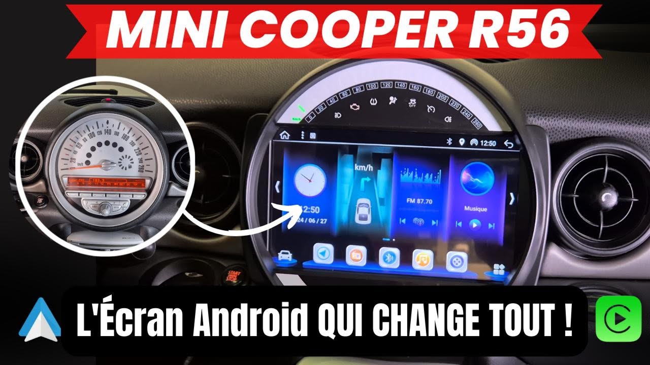 Tuto complet : Installation autoradio Android Mini Cooper 2006-2013 avec CarPlay & Android Auto