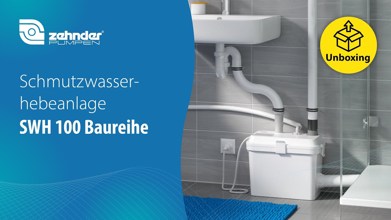 Unboxing der Schmutzwasserhebeanlage SWH 100 – Made in Germany, steckerfertig & einfach montierbar