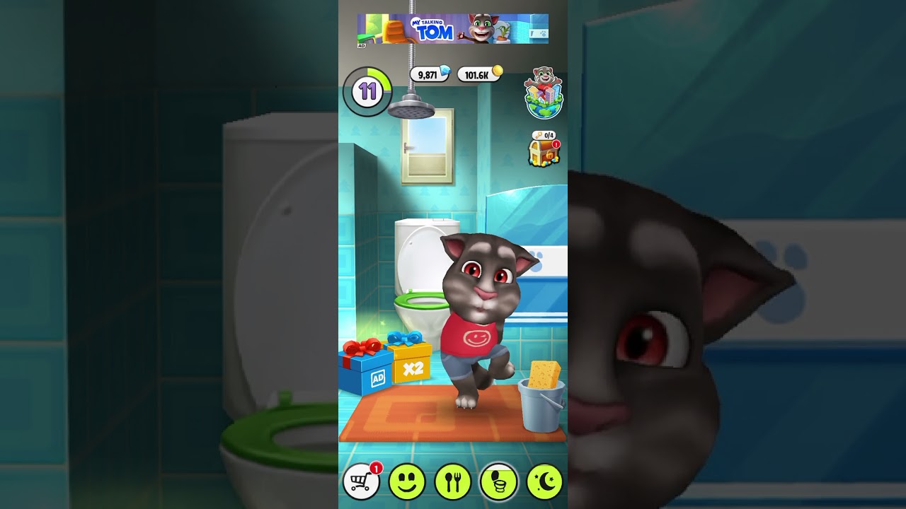 Talking_tom_fun_Android new version..2025.game play