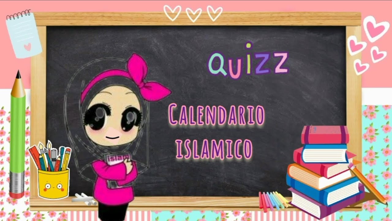 Quiz sul calendario islamico أسئلة حول التقويم الهجري للأطفال بالايطالية