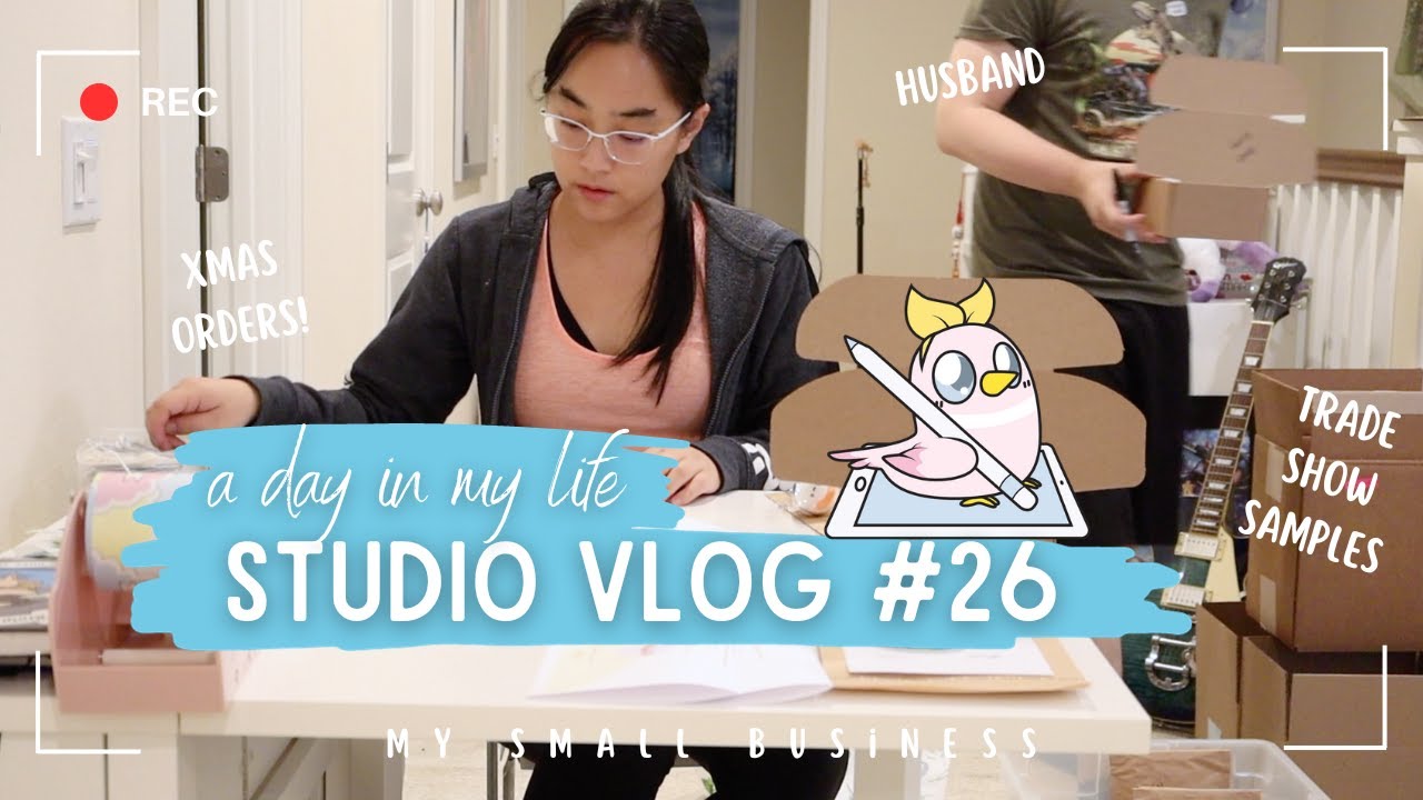 A Day in My Life - Artist & Business Owner ♥ Emii's Studio Vlog 26