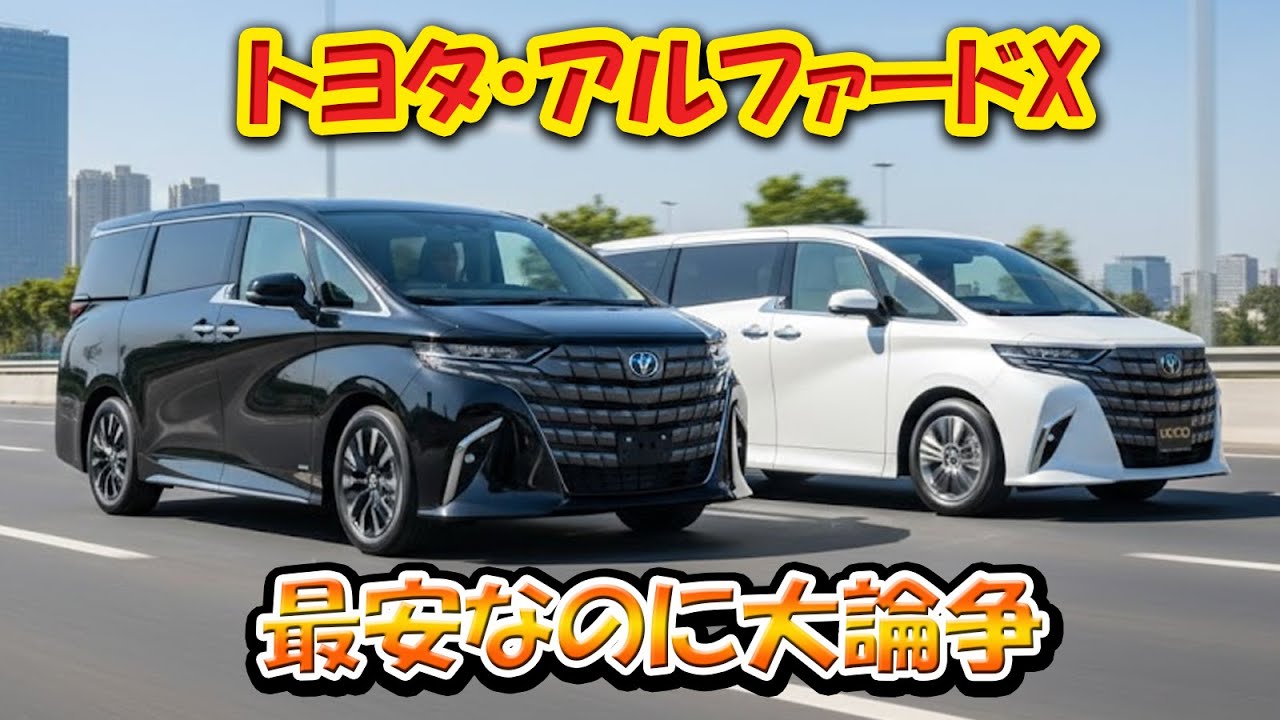 トヨタ・アルファードX「最安なのに大論争」510万円の高級ミニバン！ “普通のアルファード”だと思うと後悔する