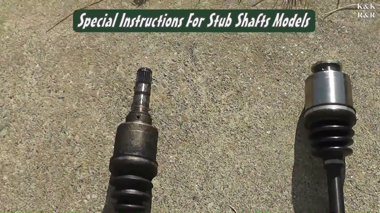 How to replace a CV Joint in a 1996 Subaru Legacy AWD Auto Part 2 Stub Shaft  / CV Joint Install
