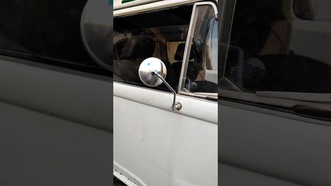 RETROVISOR de MOTO na KOMBI ! #carrosantigos #diy #diyautomotivo #restaura&ccedil;&atilde;oautomotiva #kombilove