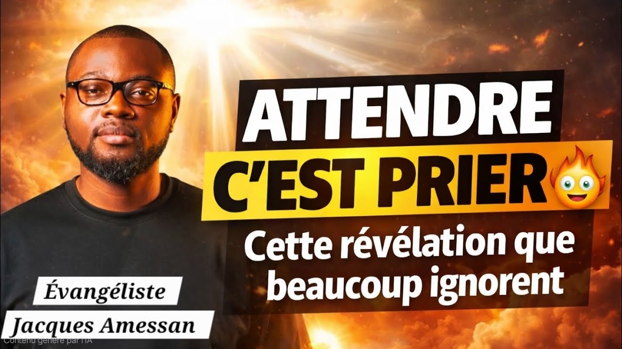 Si tu n’as pas appris à attendre, tu n’as pas encore appris à prier | Ev JACQUES AMESSAN