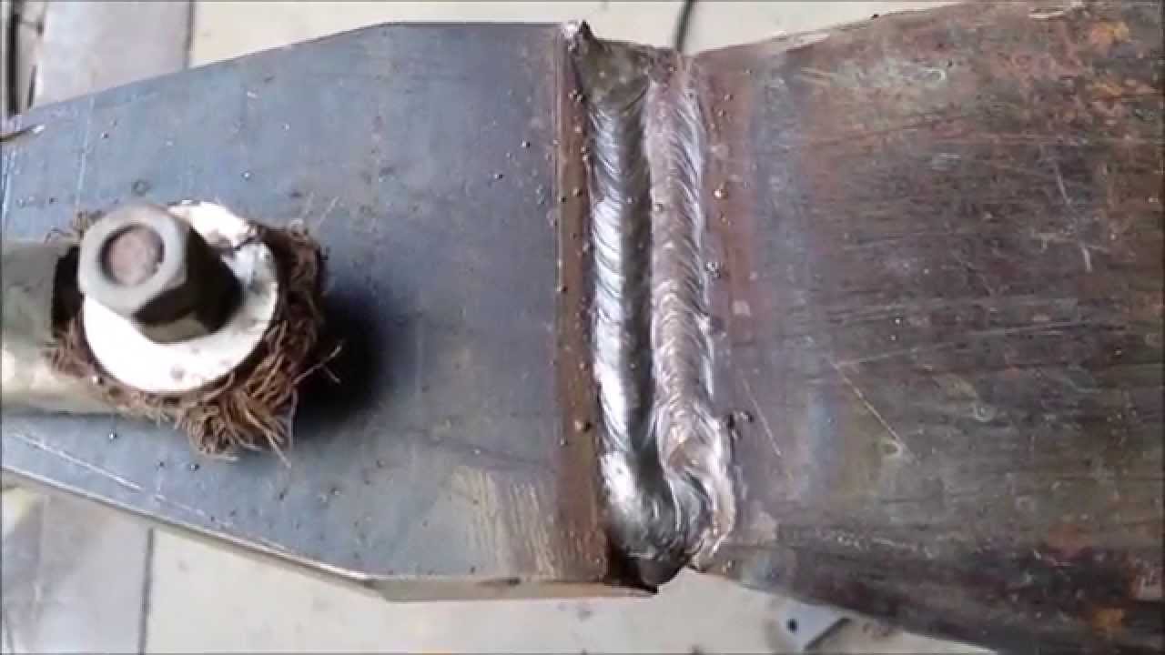 Welding on the forks