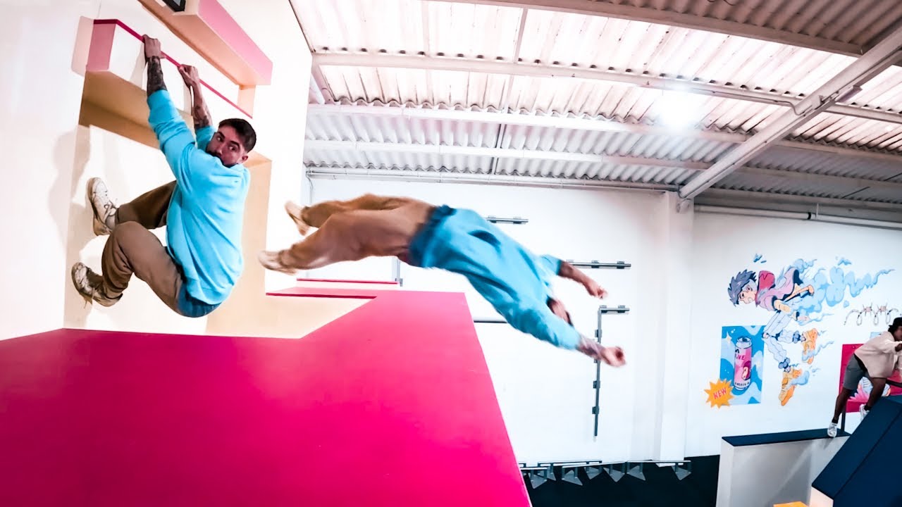 LO MÁS PELIGROSO que he hecho en LA NAVE PARKOUR ACADEMY