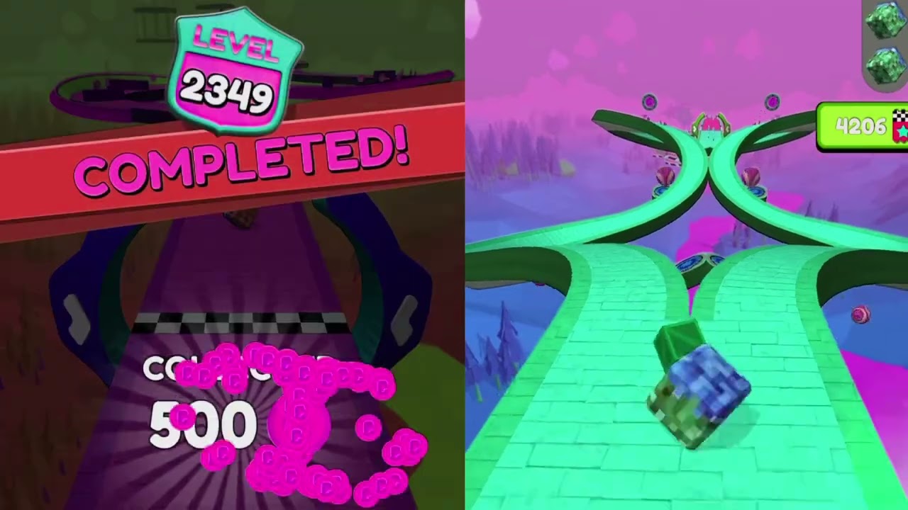 Going Balls Vs Reverse Balls Speedrun Walkthrough Gameplay