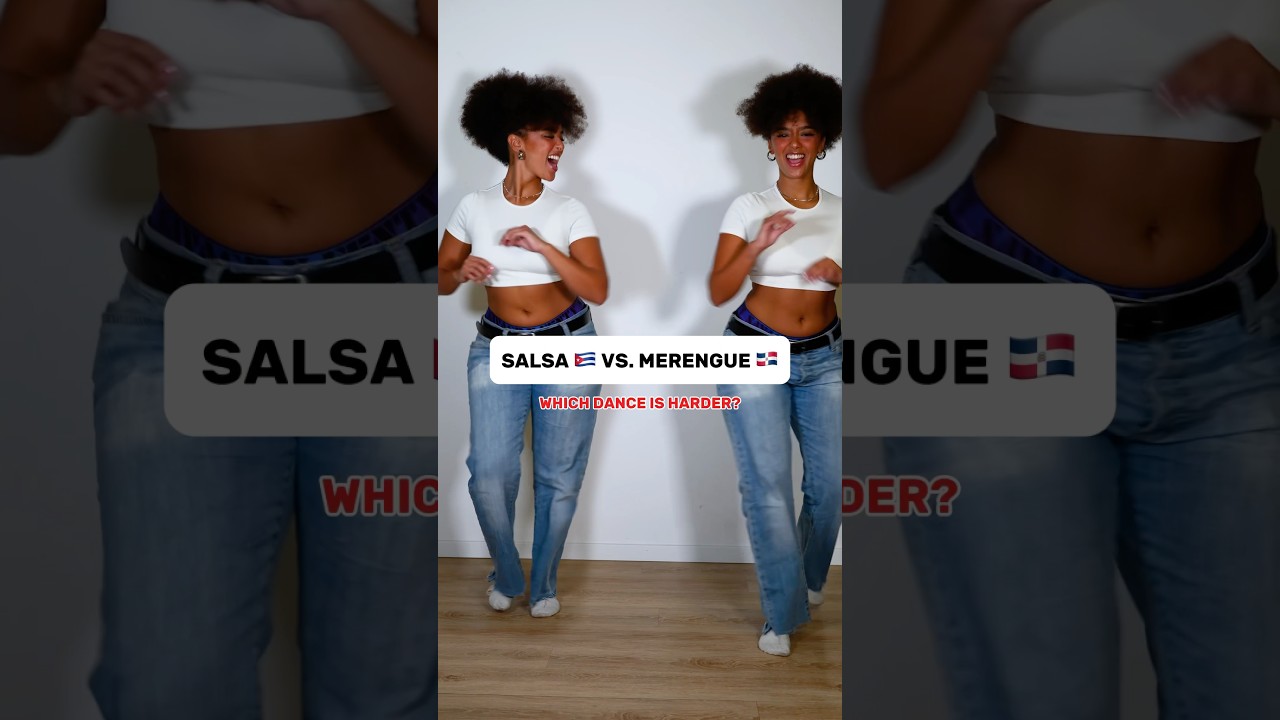 CUBAN SALSA 🇨🇺 VS. DOMINICAN MERENGUE 🇩🇴 #inesouqs #dance #cuba #dominicanrepublic
