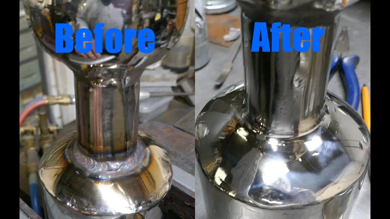 Blending, Smoothing & Polishing a Stainless Steel weld.
