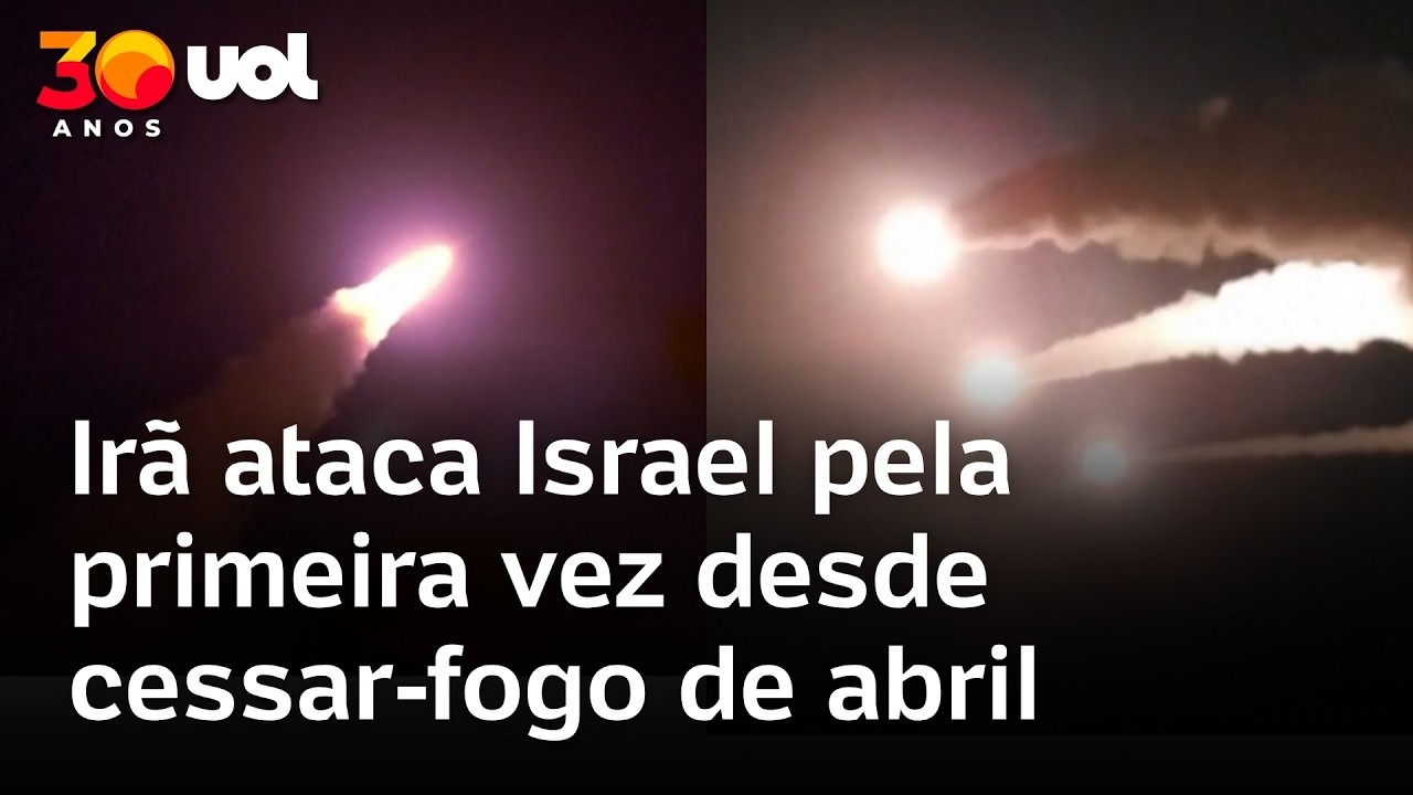 Ir&atilde; ataca Israel pela primeira vez desde cessar-fogo de abril; v&iacute;deos mostram ataque