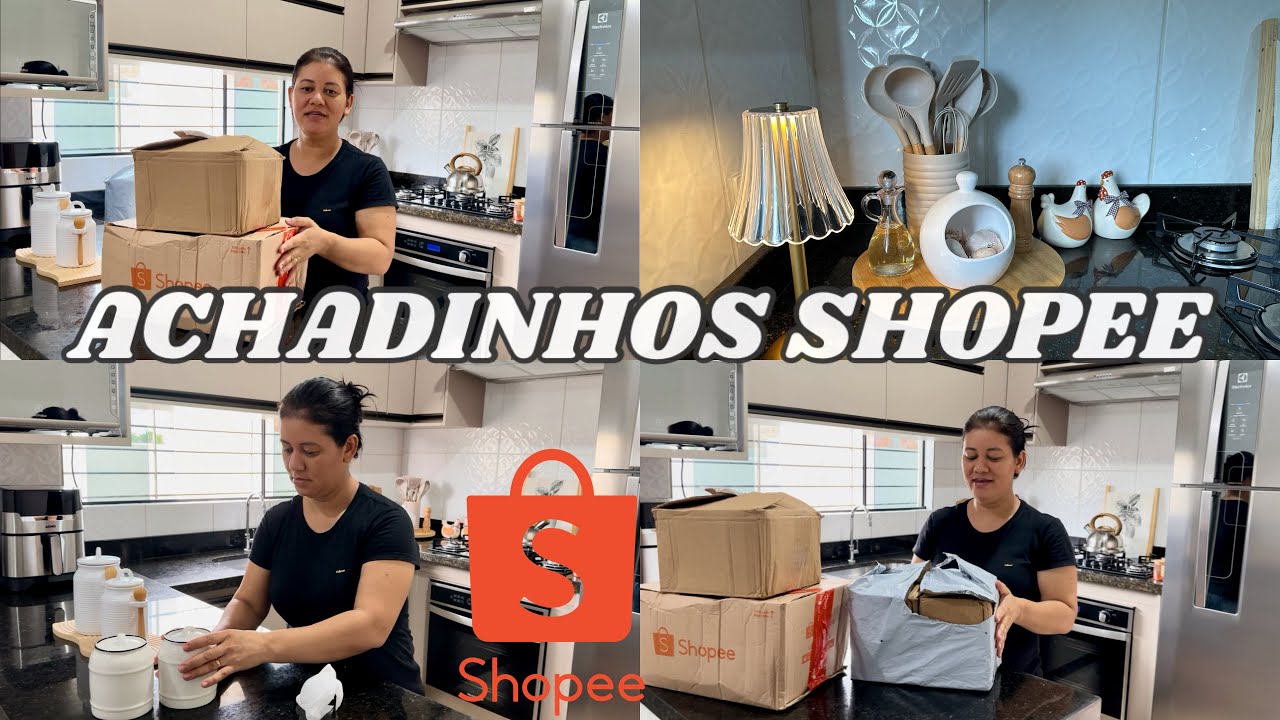NOVA DECORAÇÃO DA  COZINHA COM ITENS DA SHOPEE | FAXINA CAPRICHADA NA COZINHA 