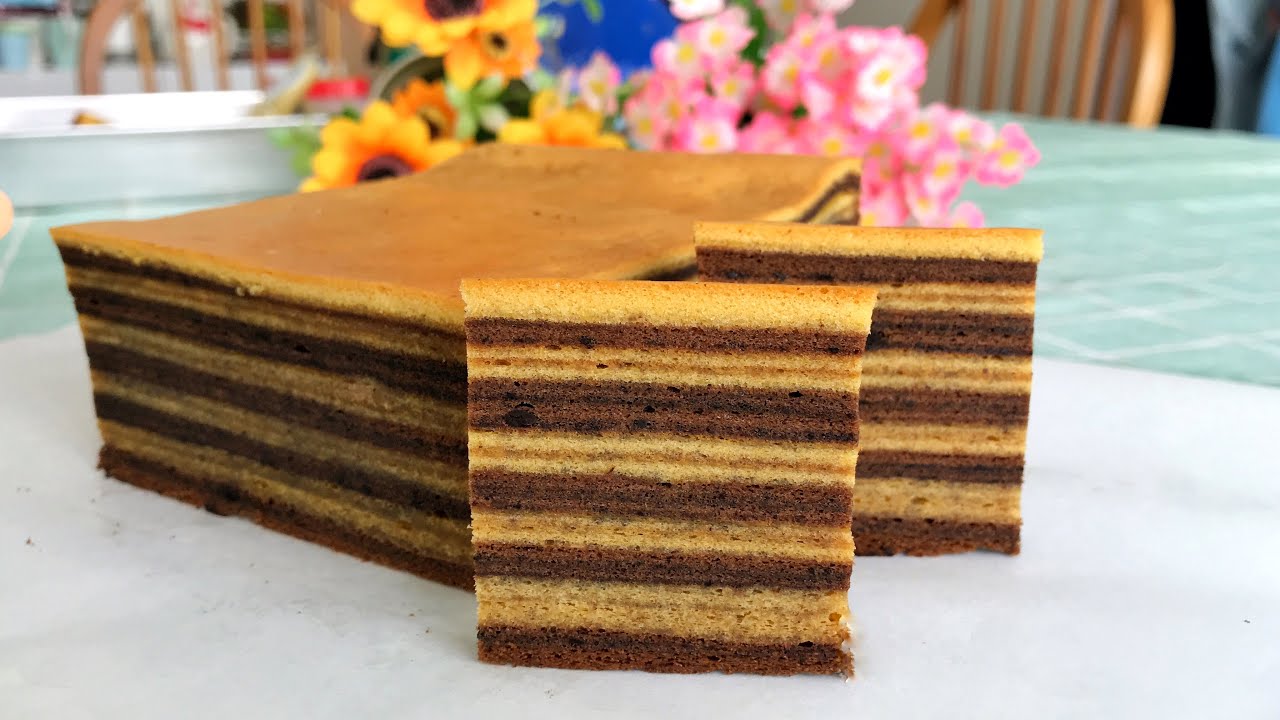 Lapis Legit Cokelat Premium | Thousand Layers Chocolate Cake
