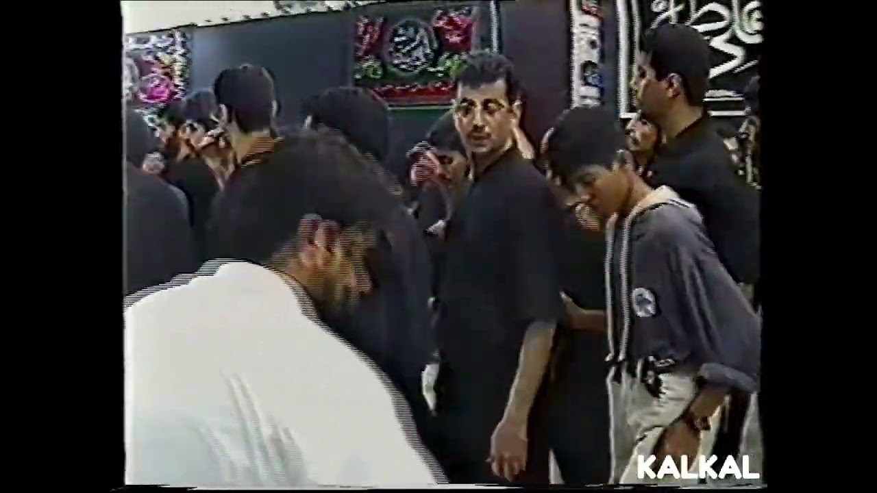 موكب عزاء حسينية سيد محمود وكريمي ليلة التاسع من محرم عام 1998 الجزء الاول