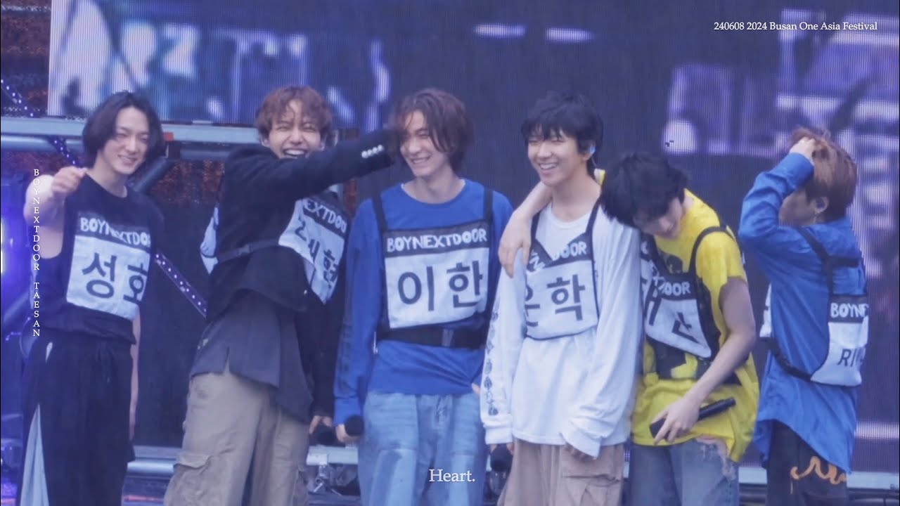 240608 2024 Busan One Asia Festival [보이넥스트도어 BOYNEXTDOOR 태산] 리허설 'So let's go see the stars' 직캠